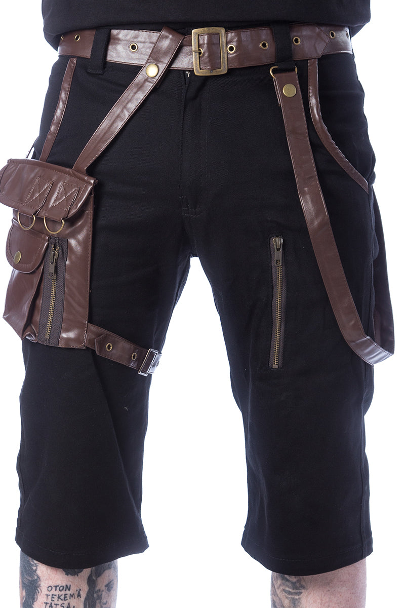 Poizen Necro Steampunk Shorts