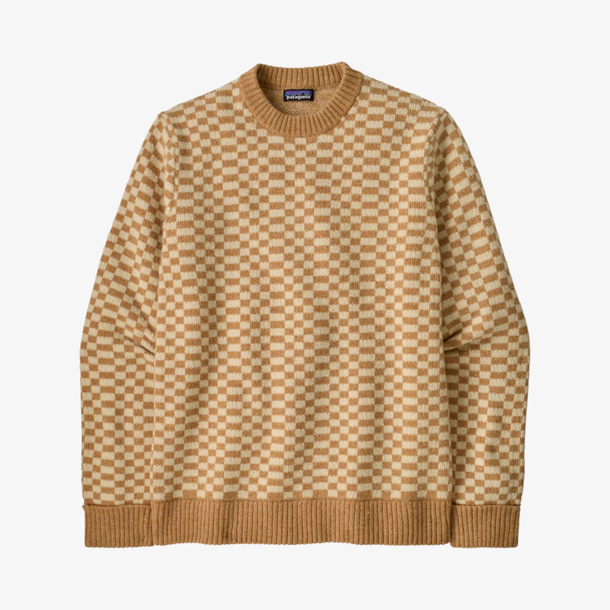 Patagonia Men's Recycled Wool-Blend Sweater - Finned : Talon Gold