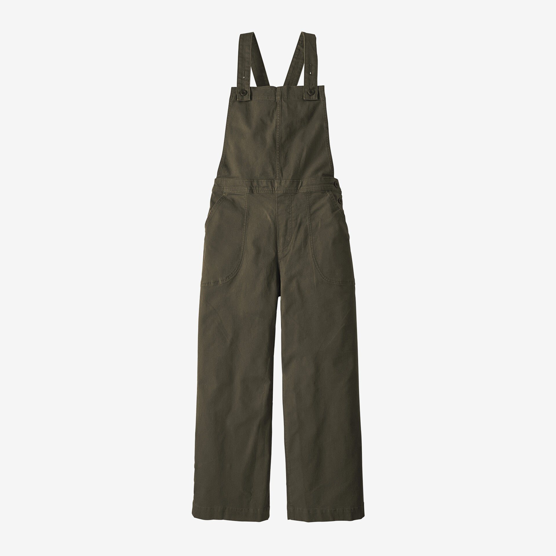 Patagonia Women's Stand Up Cropped Overalls - Basin Green