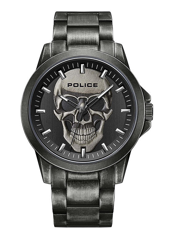 Police Flick Black Men’s Watch