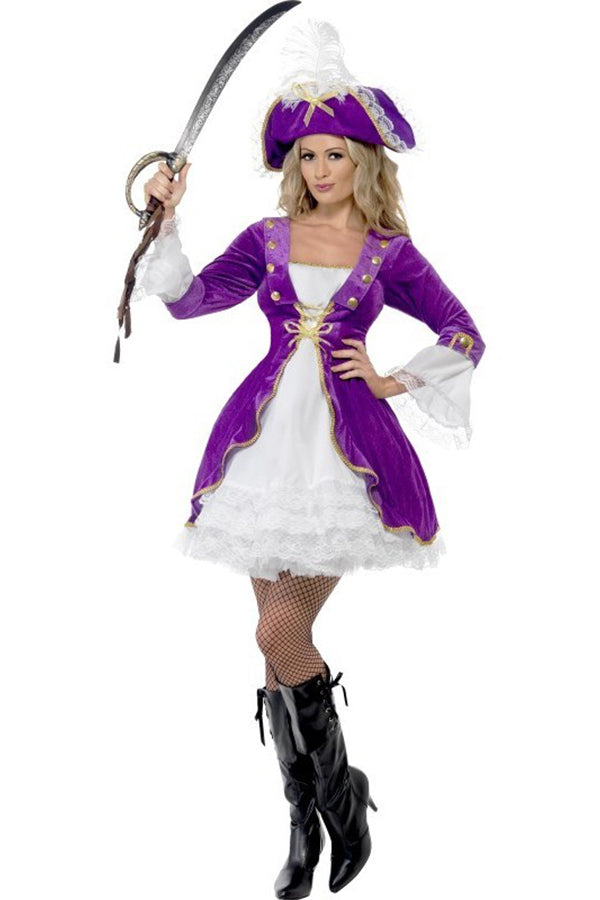 Smiffys Purple Pirate Beauty