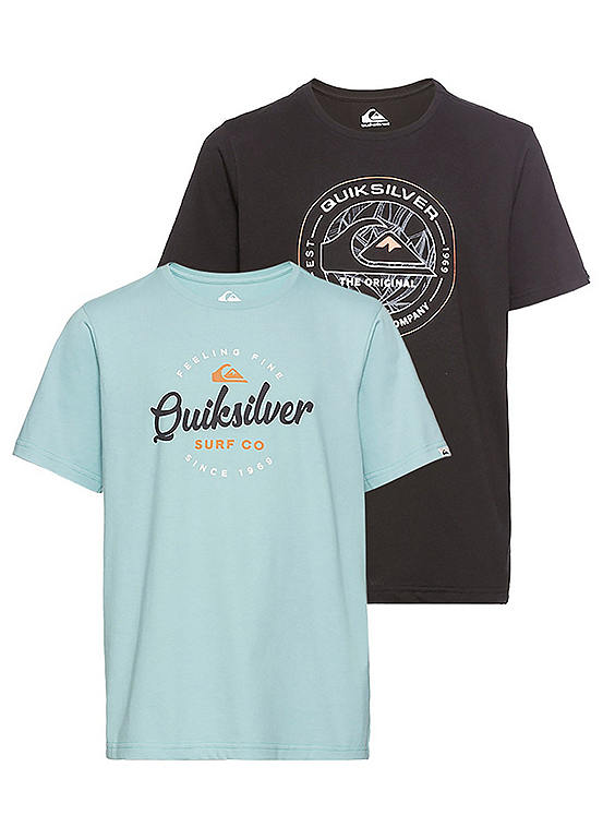 Quiksilver Kids Pack of 2 Short Sleeve T-Shirts