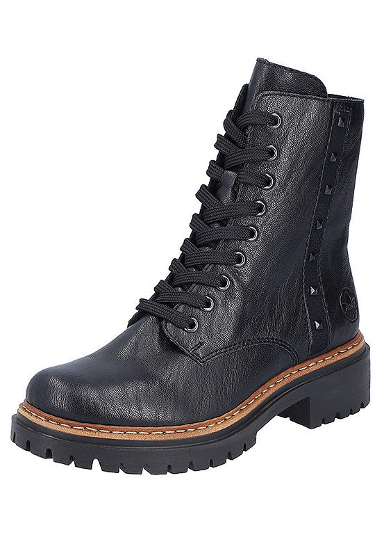 Rieker Lace-Up Ankle Boots