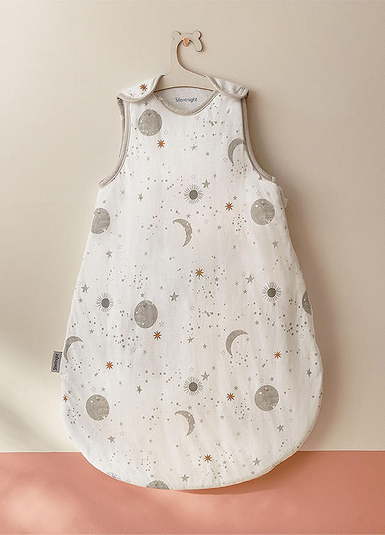 Silentnight Safe Nights Celestial Baby 2.5 Tog 100% Cotton Sleeping Bag