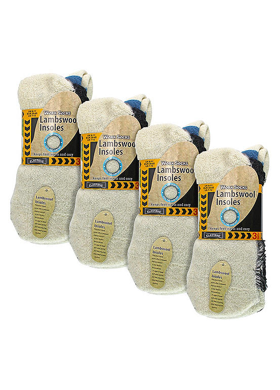 Sock Snob Men’s Wool Insole Workwear Socks