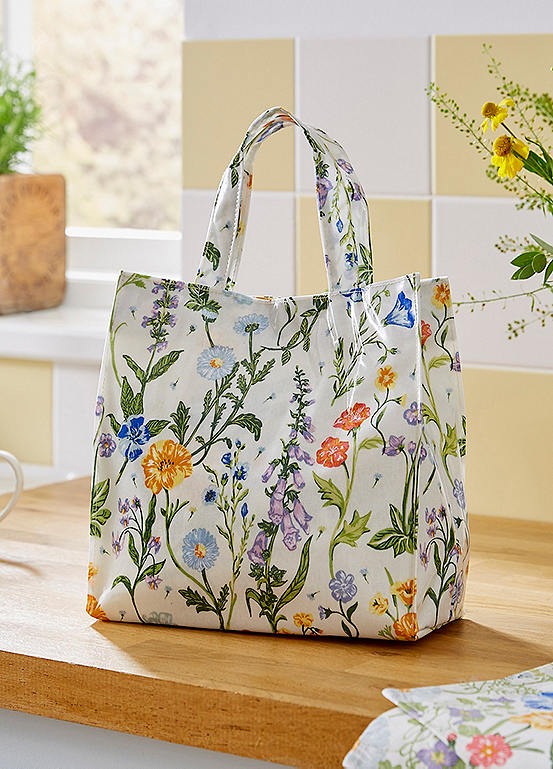 Ulster Weavers Cottage Garden Medium Shoulder PVC Shopper Bag