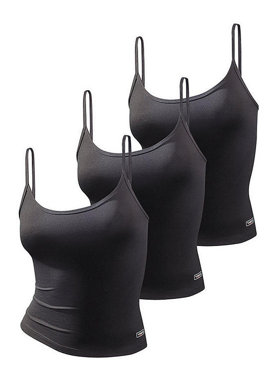 Vivance Active Pack of 3 Vest Tops