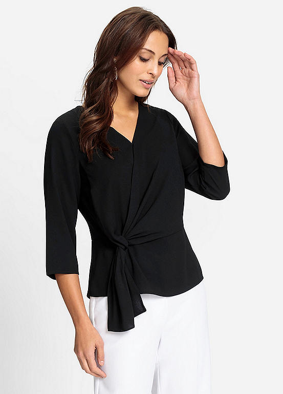 Witt Wrap V-Neck Blouse