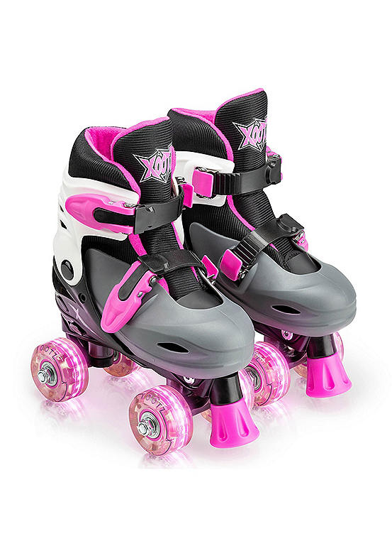 Xootz LED Quad Skates - Pink