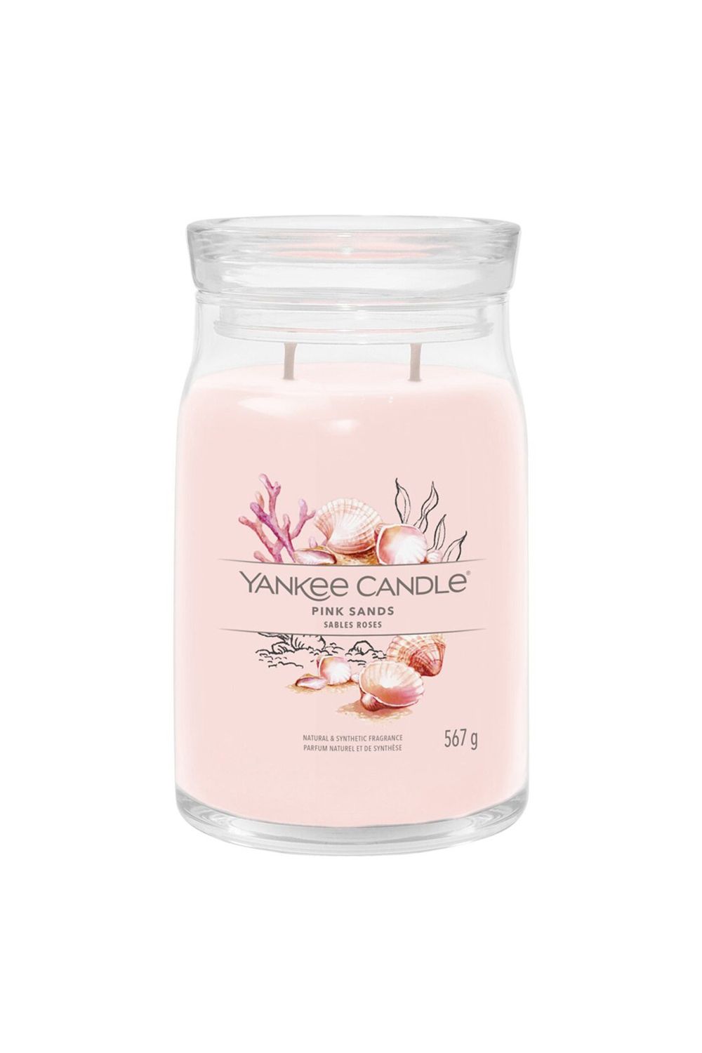 Signature Large Jar Candle - Pink Sands 567g