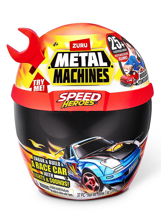 Zuru Metal Machines Speed Heroes Helmet Playset