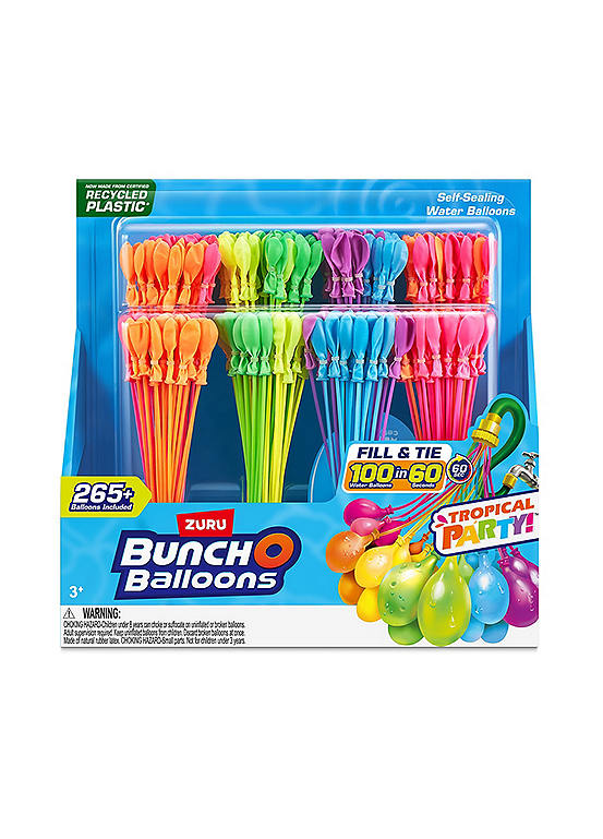 Zuru Pack of 8 Bunch O Balloons - Tropical Party