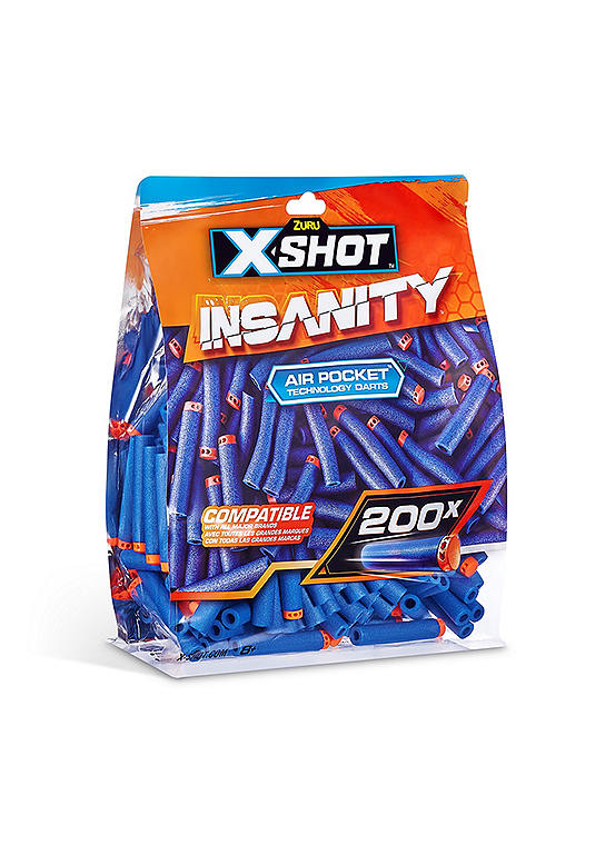 Zuru X-Shot Insanity 200Pk Refill Darts